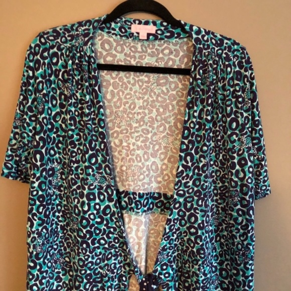 Lilly Pulitzer Thrill of the Chase Wrap Dress - Picture 3 of 4